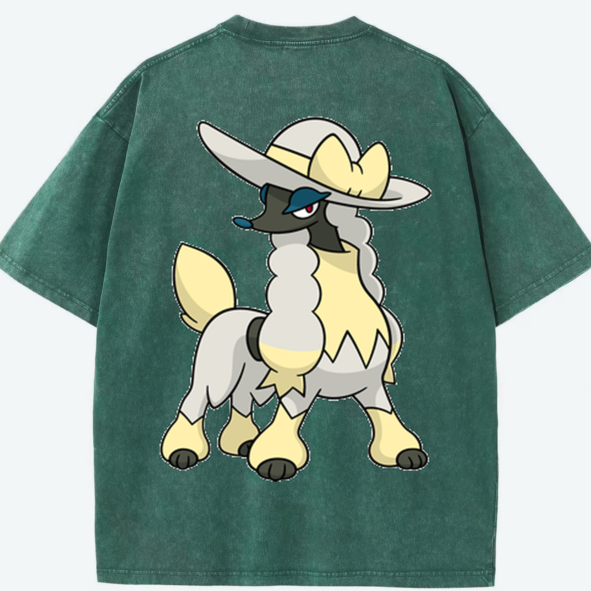 （画像用） ポケットモンスター Pokémon 綿100% ヴィンテージ風 半袖Tシャツ（背面プリント）